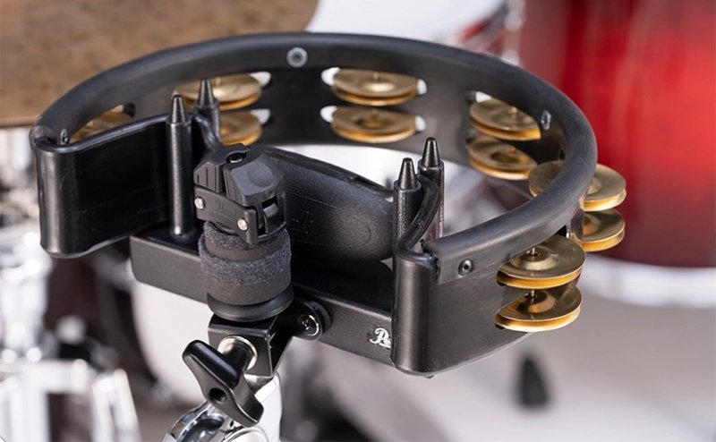 Pearl - Quickmount Tambourine with Brass Jingles #PTM-10GHX