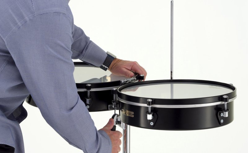 Pearl - Travel Timbales With Stand #PTTM-1415