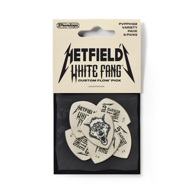 Dunlop - Hetfield's White Fang Custom Flow Variety Pack - 6pk #PVPPH122