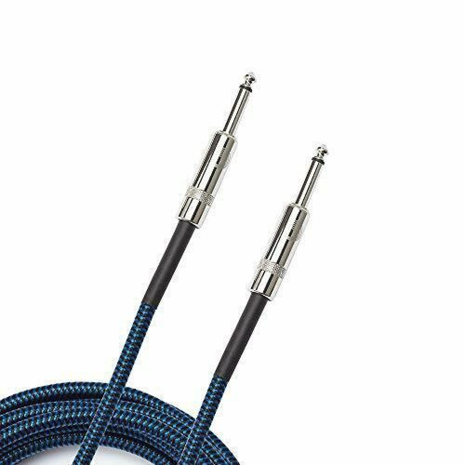 Planet Waves - Braided Instrument Cable 10 ft. 1/4 - Blue