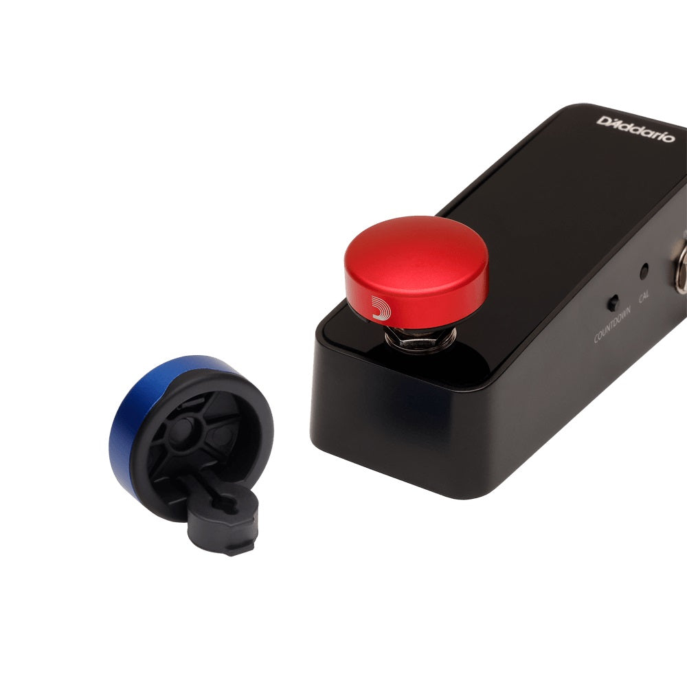D'Addario - Footswitch Toppers 2-Pack - 1 Blue, 1 Red #PW-FST-02BURD
