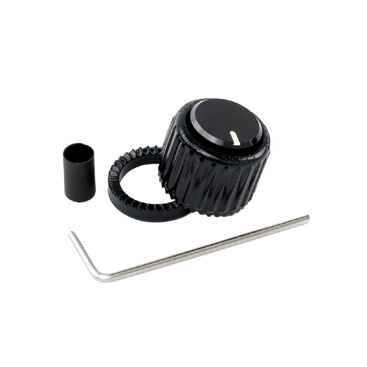 Planet Waves - LOKNOB - Large Black, Plastic Knob