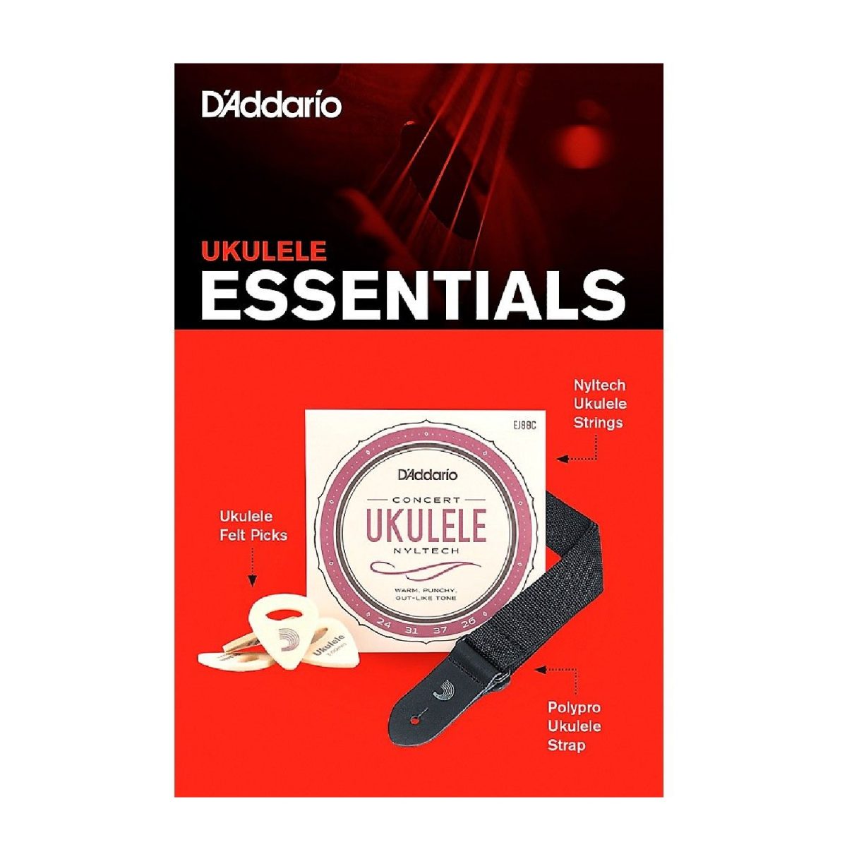 Planet Waves - Uke Strap/strings/picks
