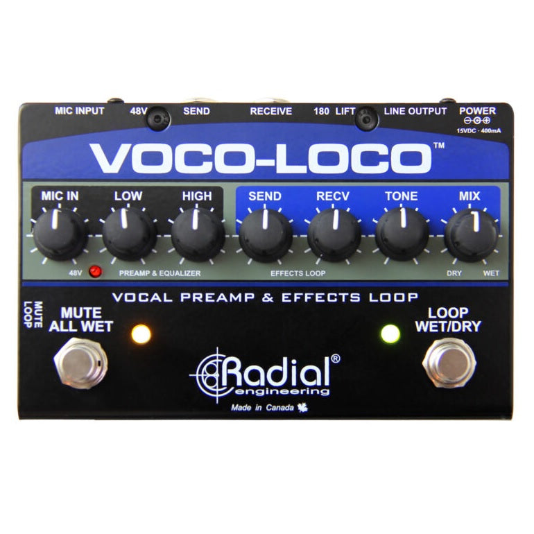Radial - Voco-Loco Effects Switcher for Voice or Instrument