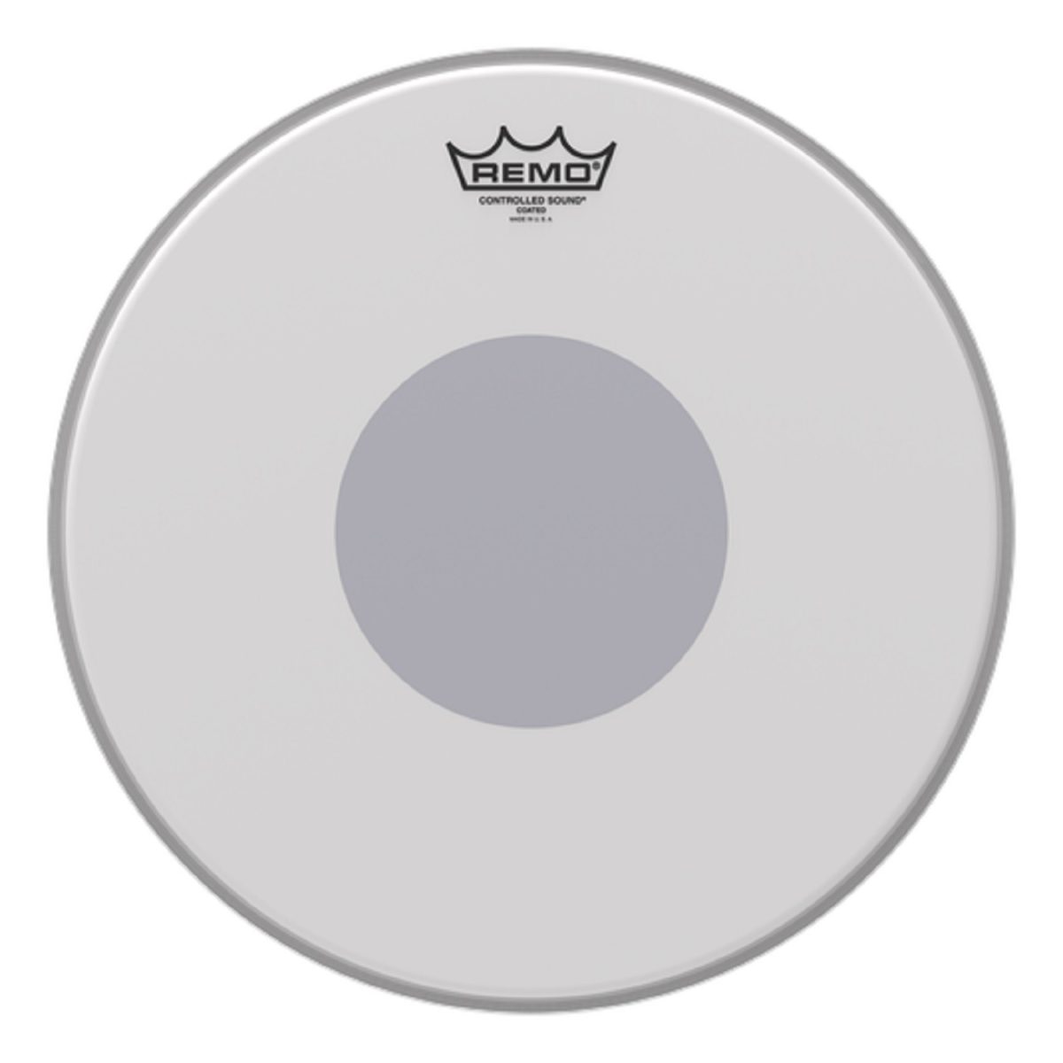Remo - 14" Controlled Sound Coated Black Dot Drumhead - CS011410