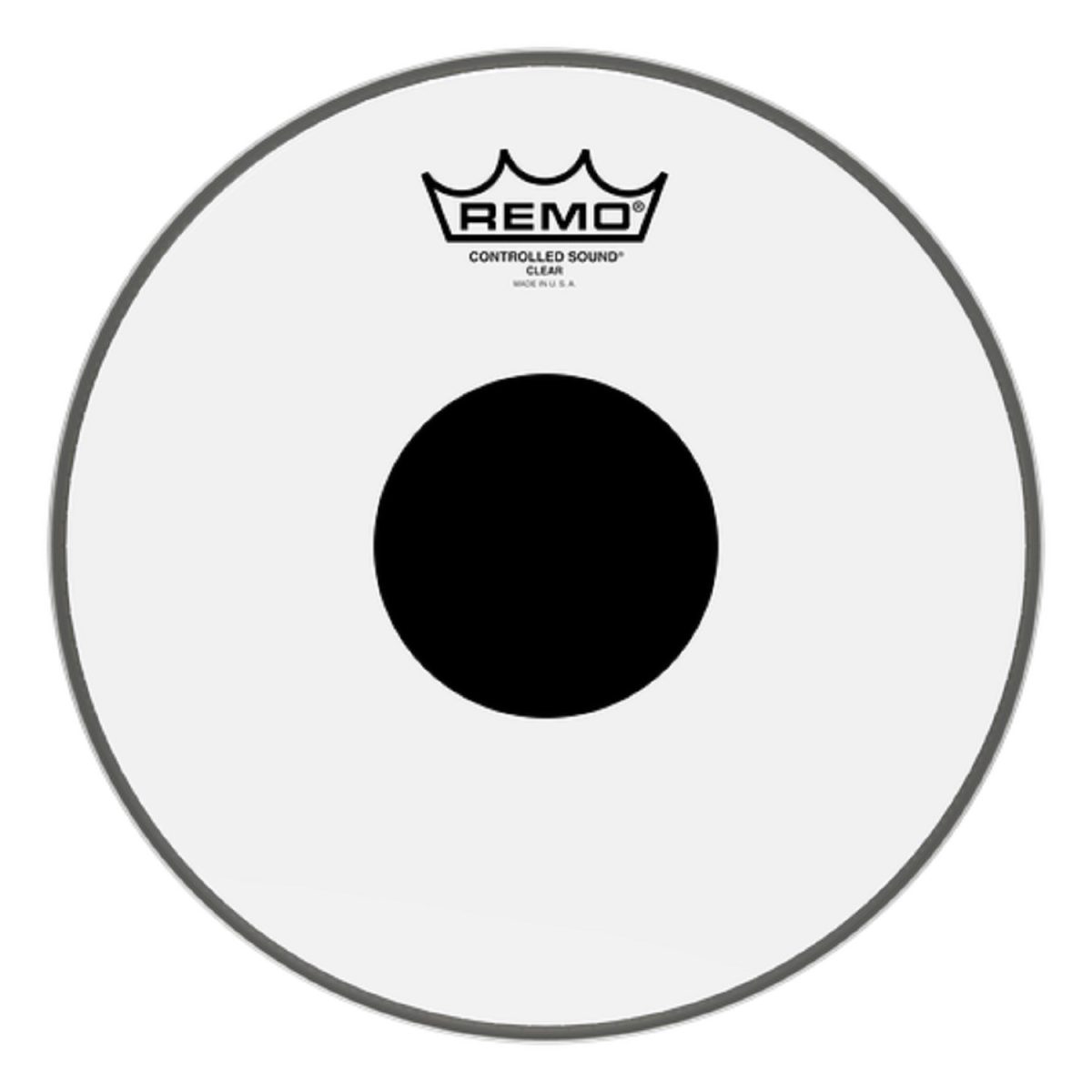 Remo - 10" Controlled Sound Clear Black Dot Drumhead - CS031010