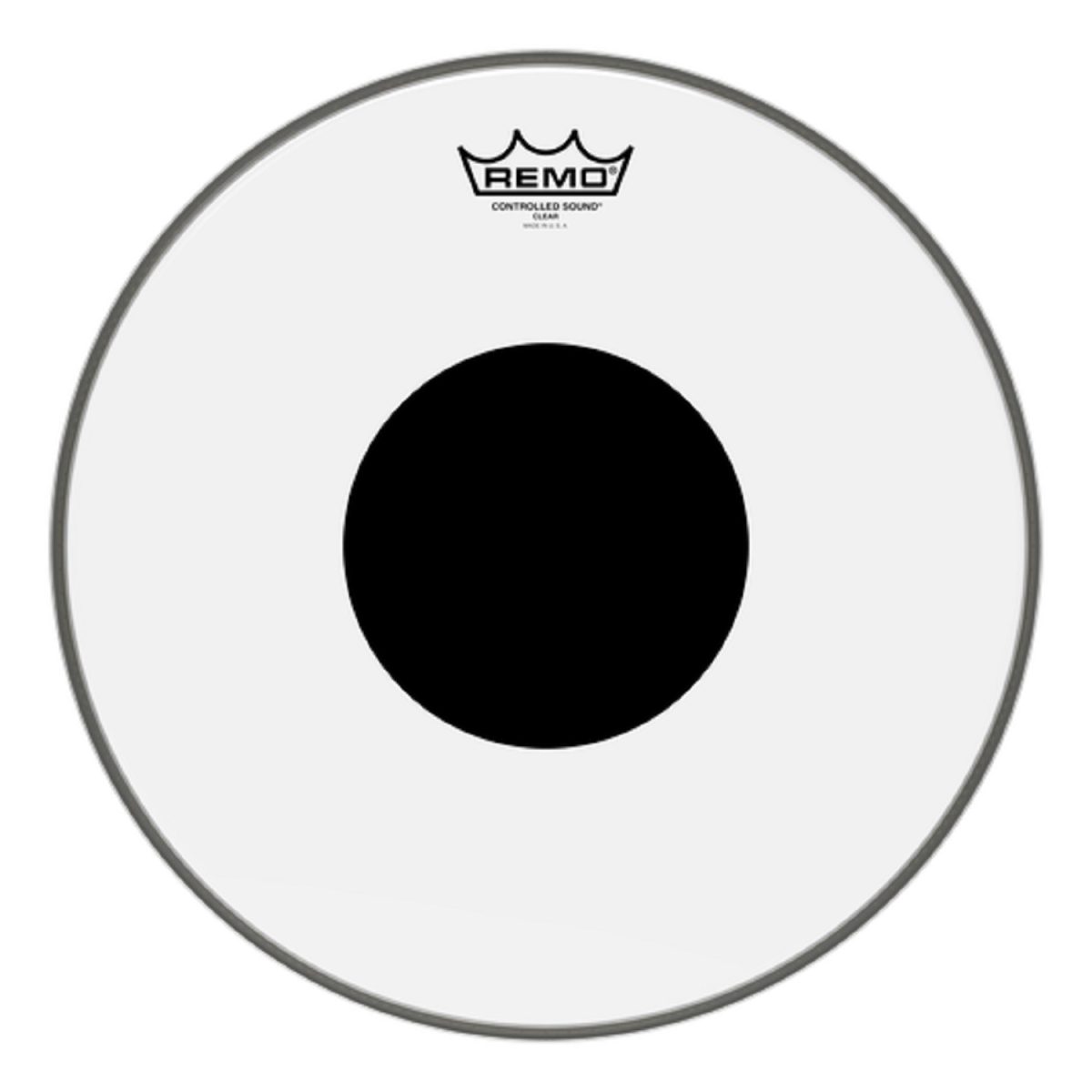 Remo - 14" Controlled Sound Clear Black Dot Drumhead - CS031410