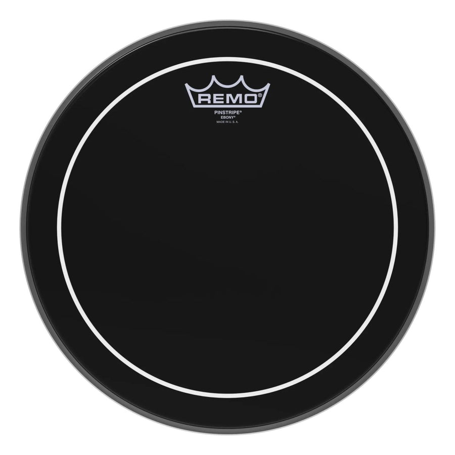 Remo – 12″ Pinstripe Ebony Drumhead #ES-0612-PS