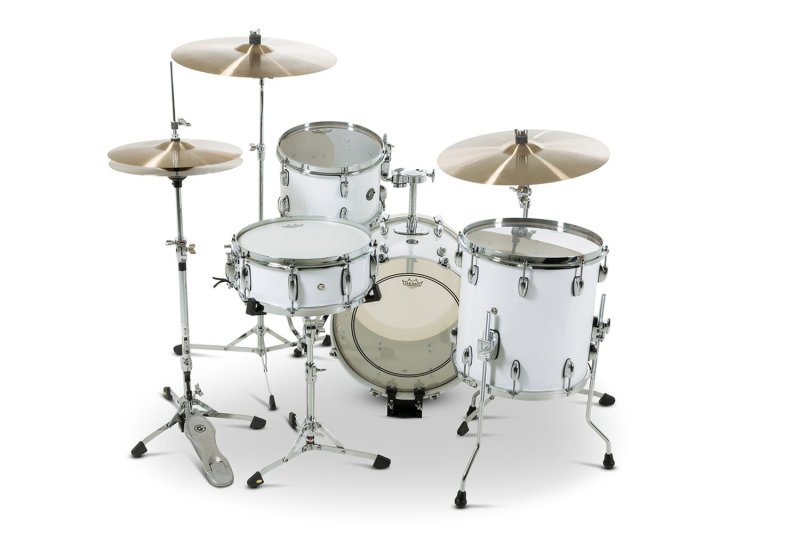 Gretsch - Renown 4-piece Shell Pack Bass Drum, Piano White #RN2-J484-PW