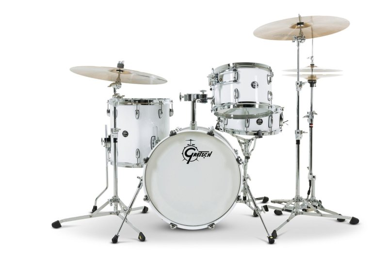 Gretsch - Renown 4-piece Shell Pack Bass Drum, Piano White #RN2-J484-PW