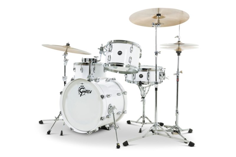 Gretsch - Renown 4-piece Shell Pack Bass Drum, Piano White #RN2-J484-PW