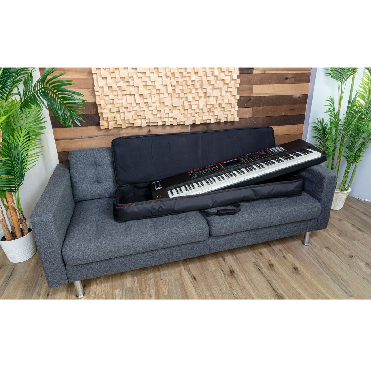 Roland - CB-B88V2 57.5x15.75x6.5 in. Keyboard Bag