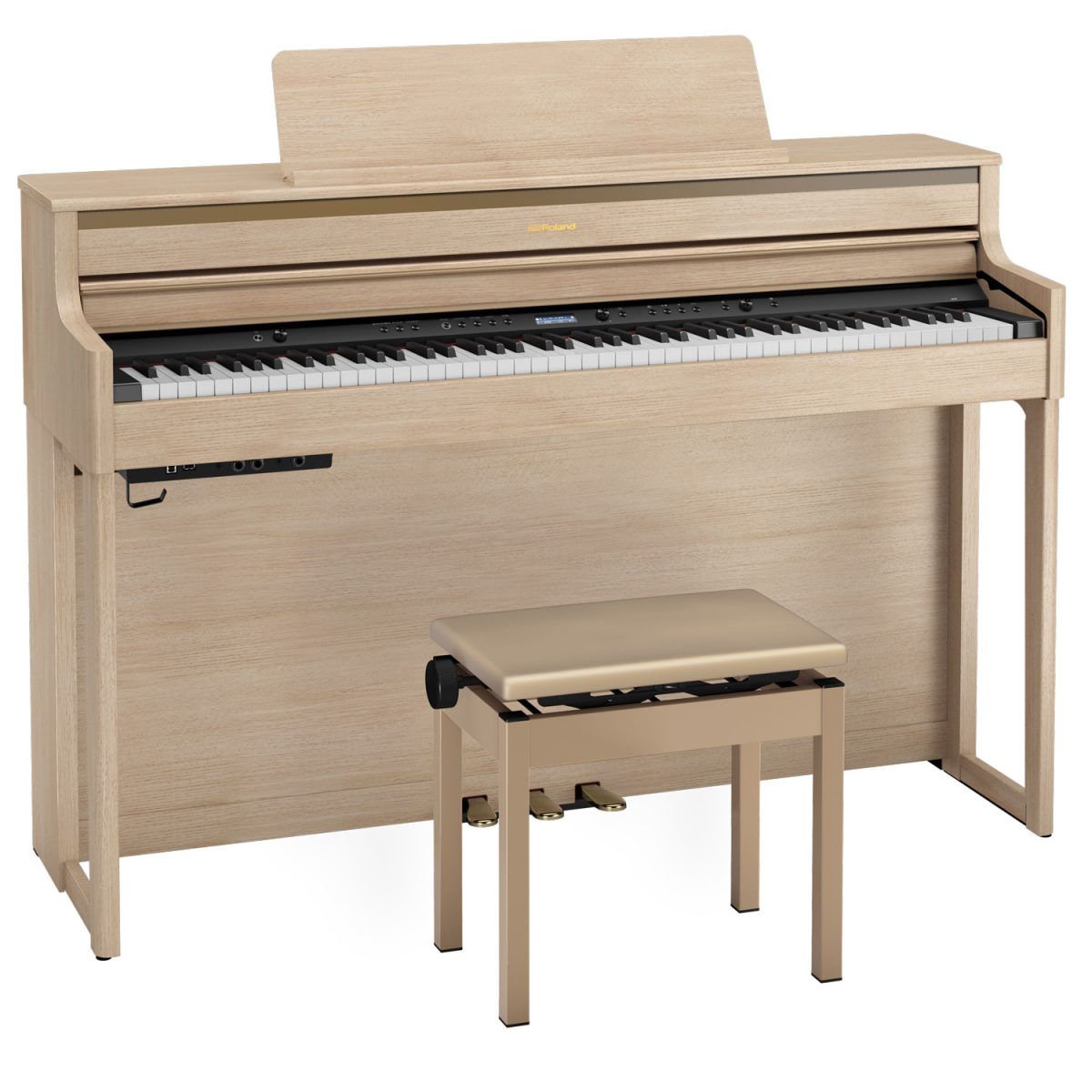 Roland HP704 – Digital Piano – Light Oak