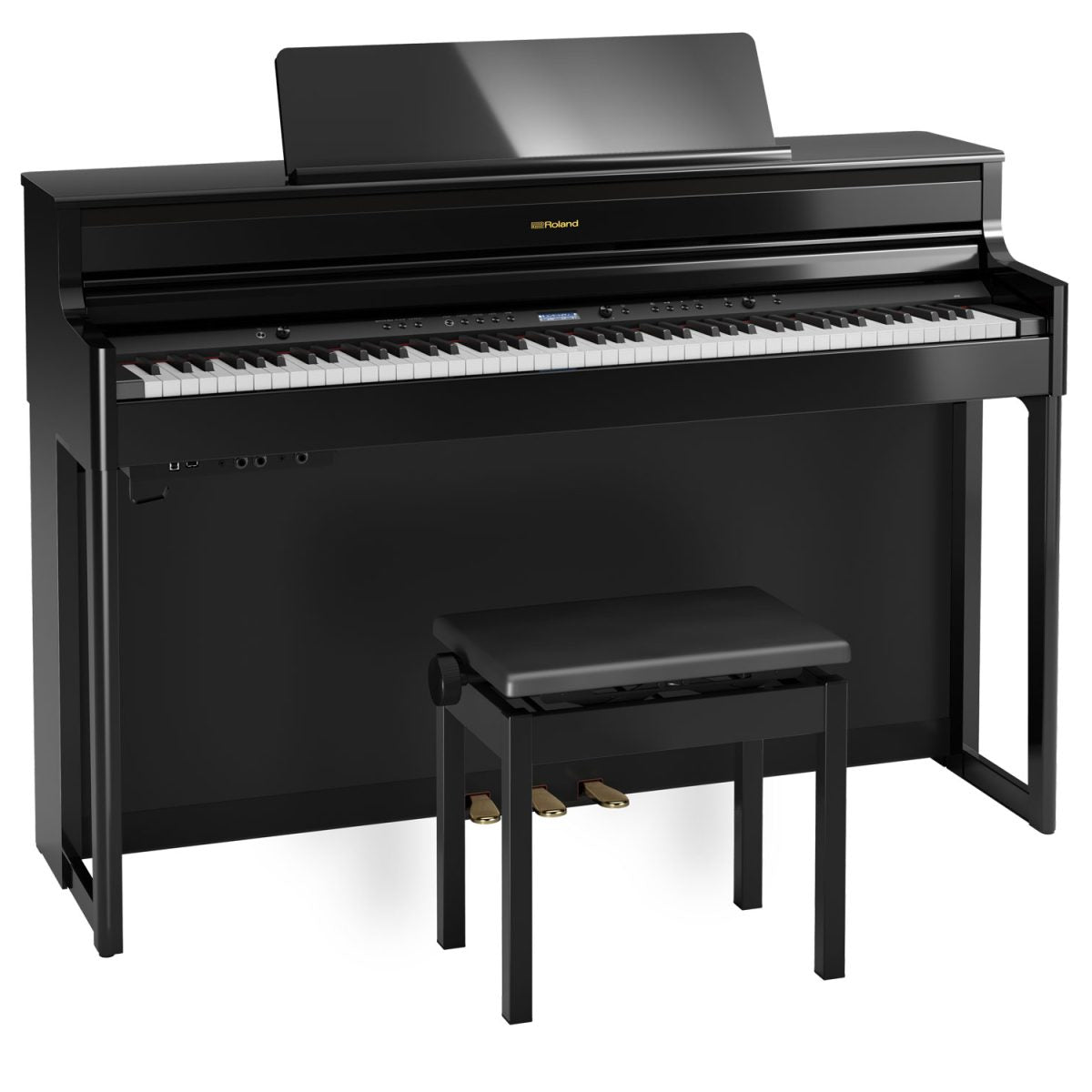 Roland HP704 – Digital Piano – Polished Ebony