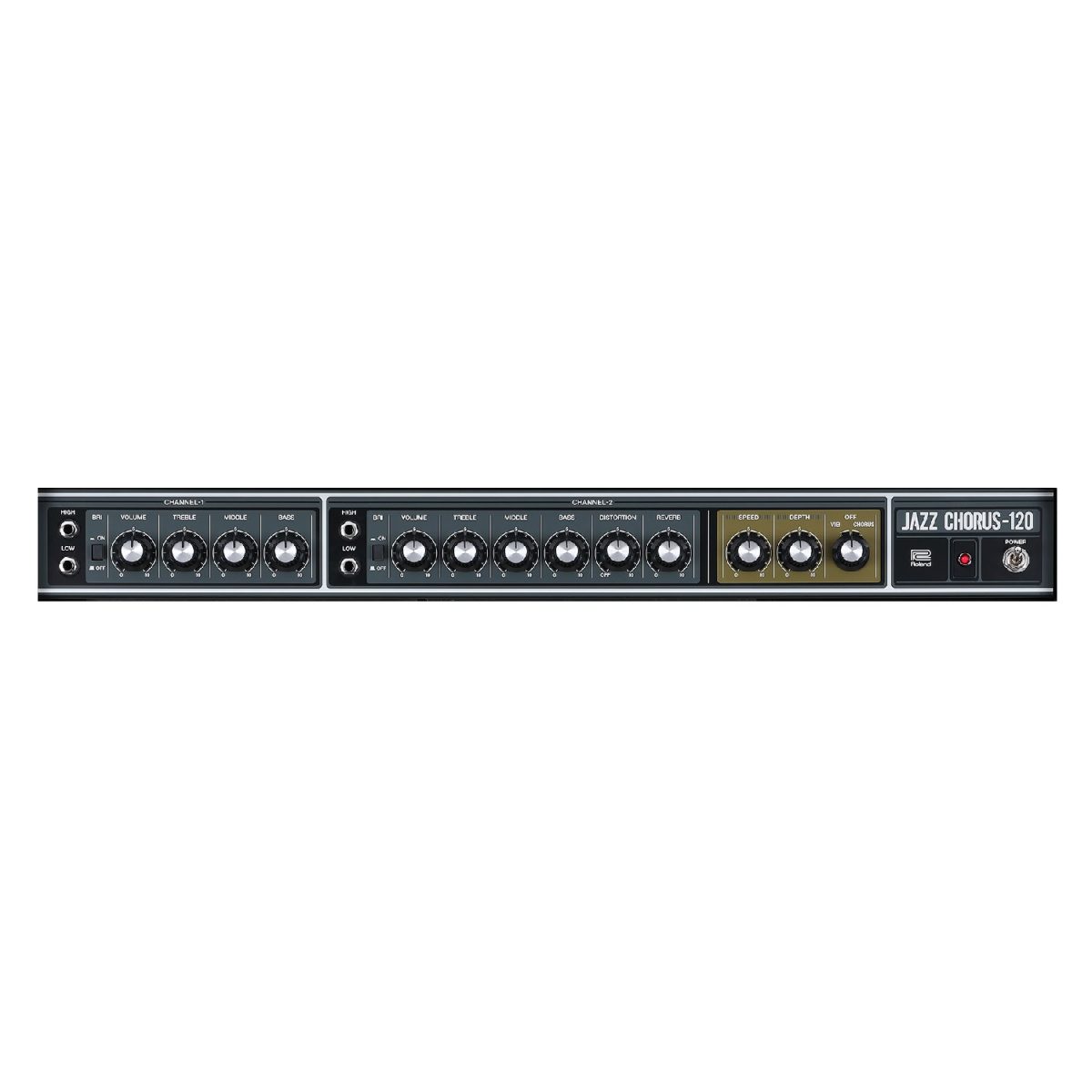 Roland - JC-120 Jazz Chorus Guitar Amplifier Controls
