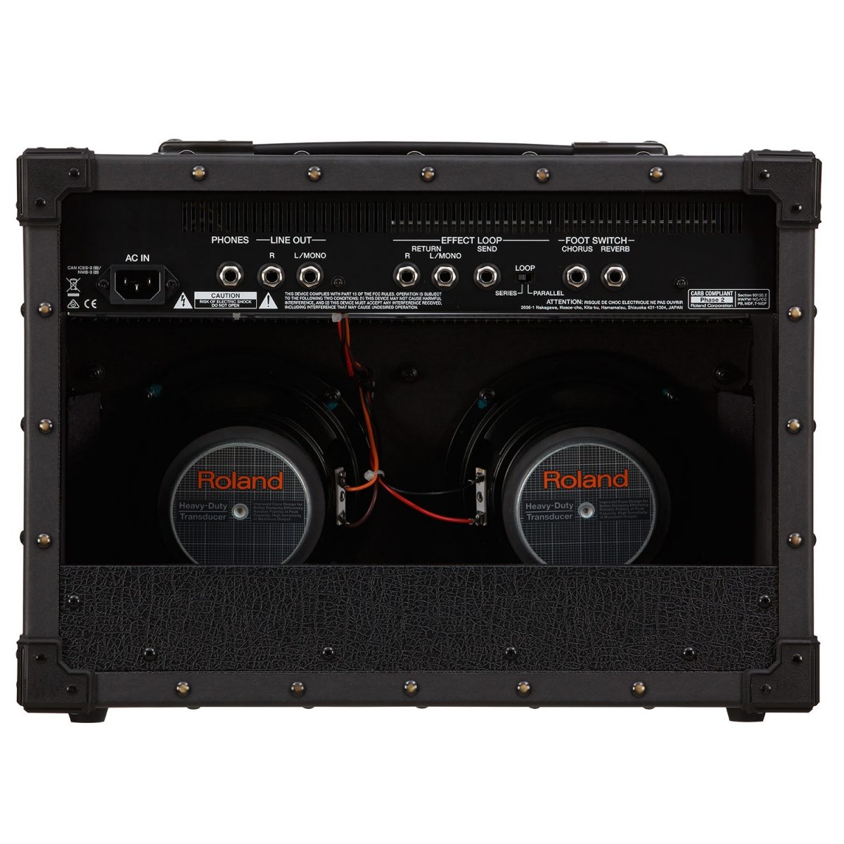 Roland - Jazz Chorus Guitar Amplifier - JC-22 Back