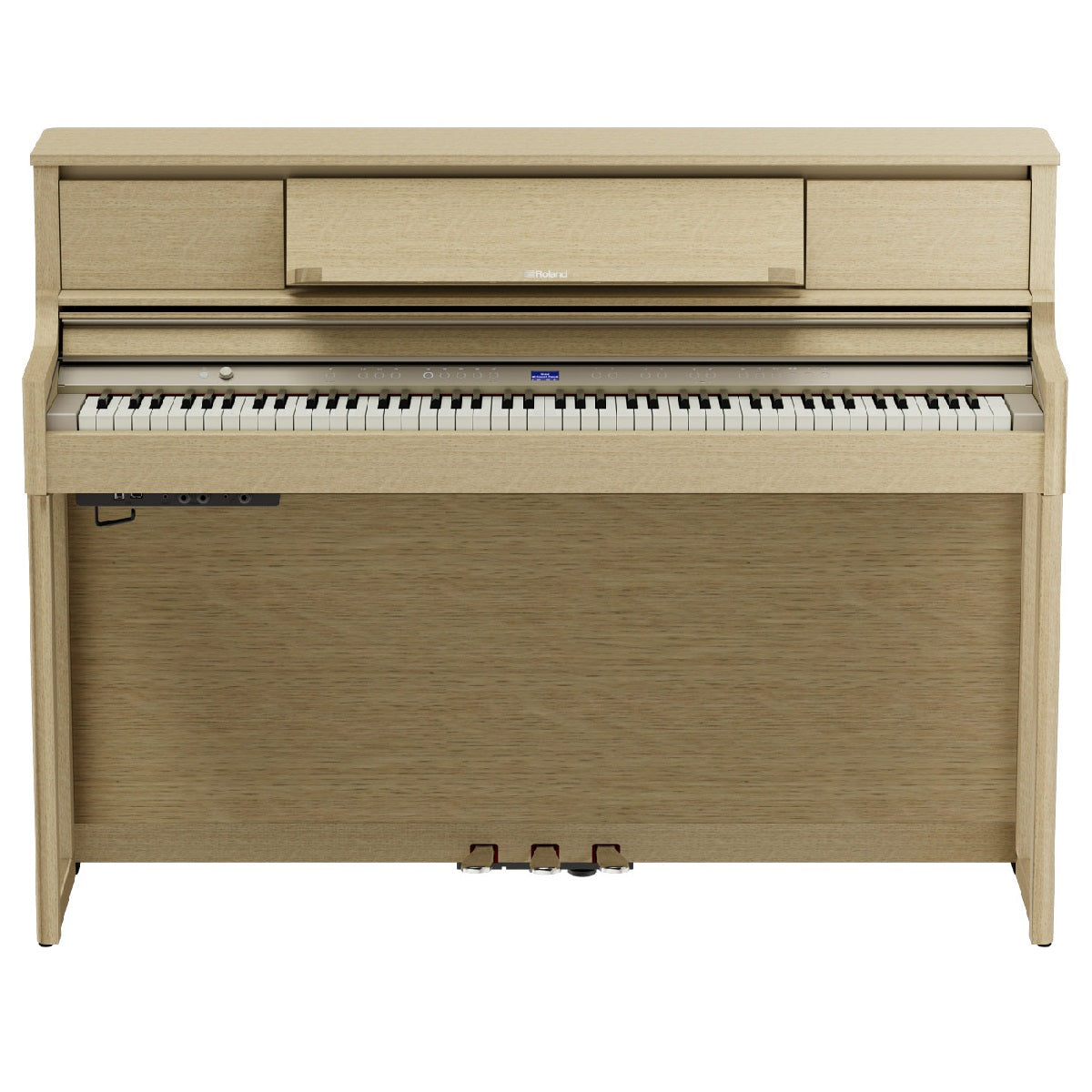 Roland – LX-5 Upright Digital Piano – Light Oak Front