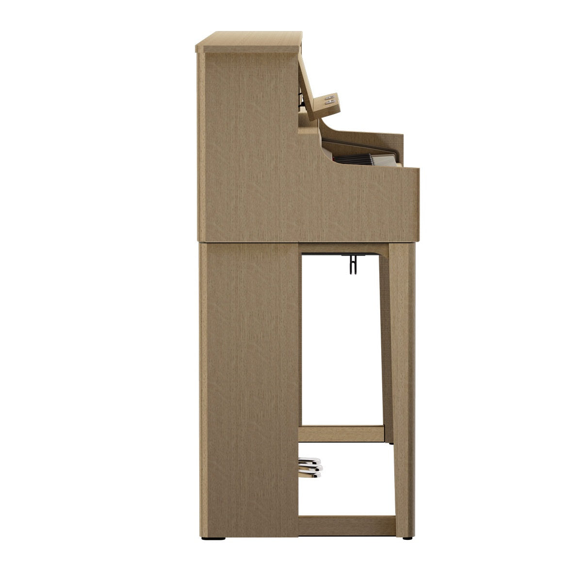Roland – LX-5 Upright Digital Piano – Light Oak Side