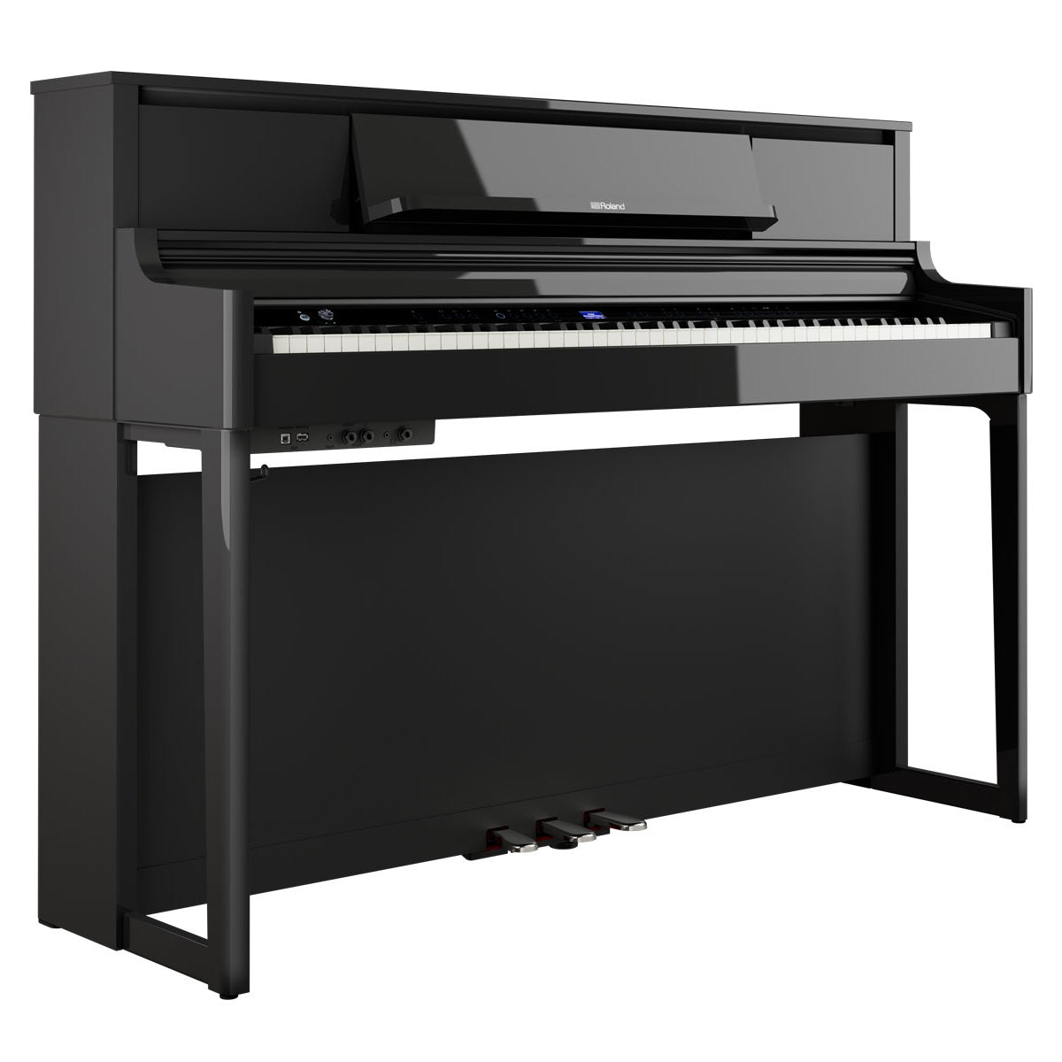 Roland – LX-5 Upright Digital Piano – Polished Ebony