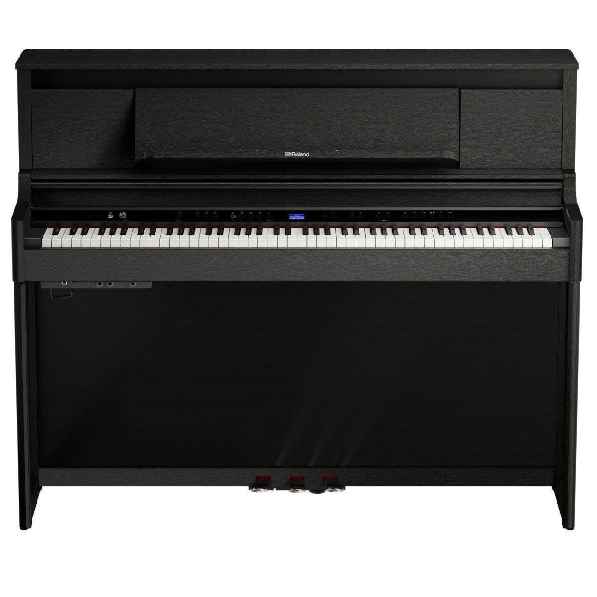 Roland – LX-6 Upright Digital Piano – Charcoal Black Front
