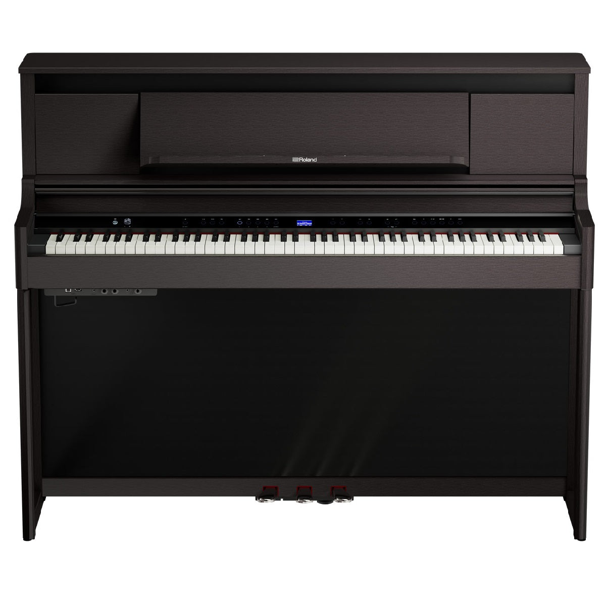 Roland – LX-6 Upright Digital Piano – Dark Rosewood Front