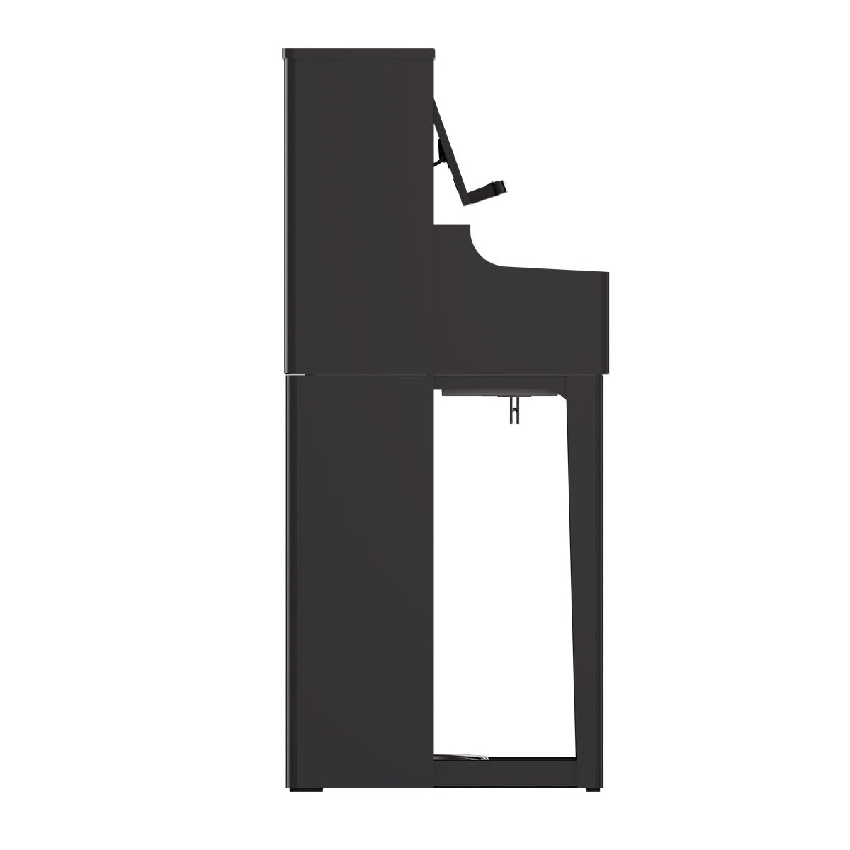 Roland – LX-6 Upright Digital Piano – Polished Ebony Side