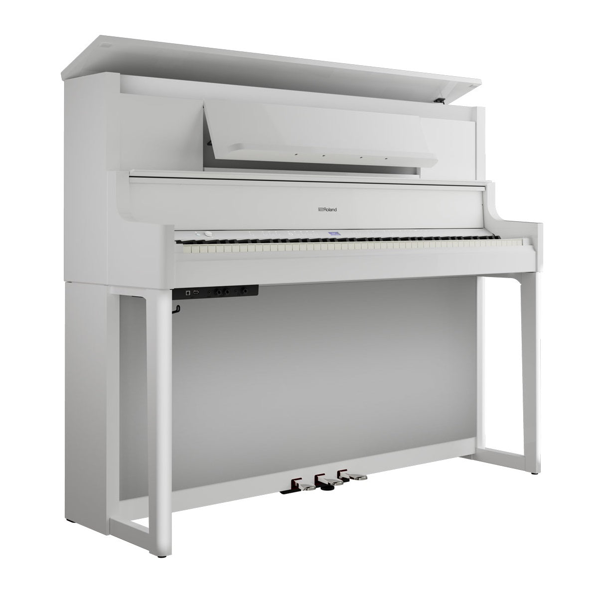 Roland - LX-9 Upright Digital Piano - Polished White