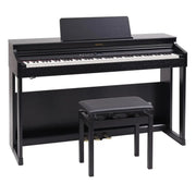 Roland - RP701 Digital Upright Piano - Charcoal Black