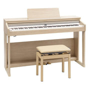 Roland - RP701 Digital Upright Piano - Light Oak