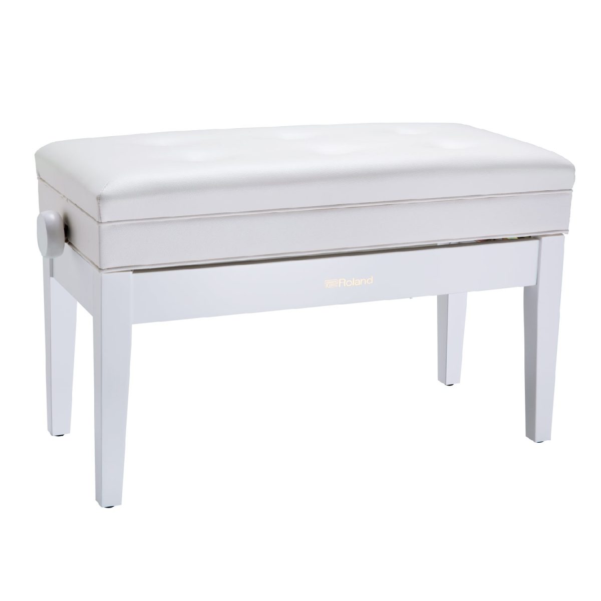 Roland RPB-D400WH - Duet Piano Bench - Satin White