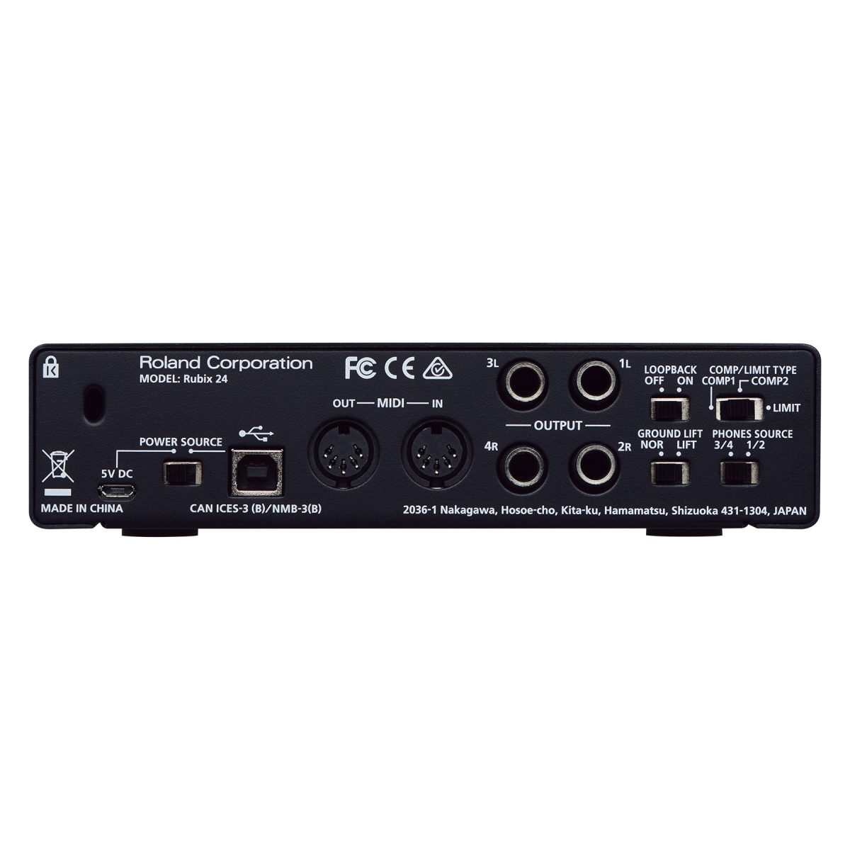 Roland - Rubix24 USB Audio Interface - 2-In/4-Out