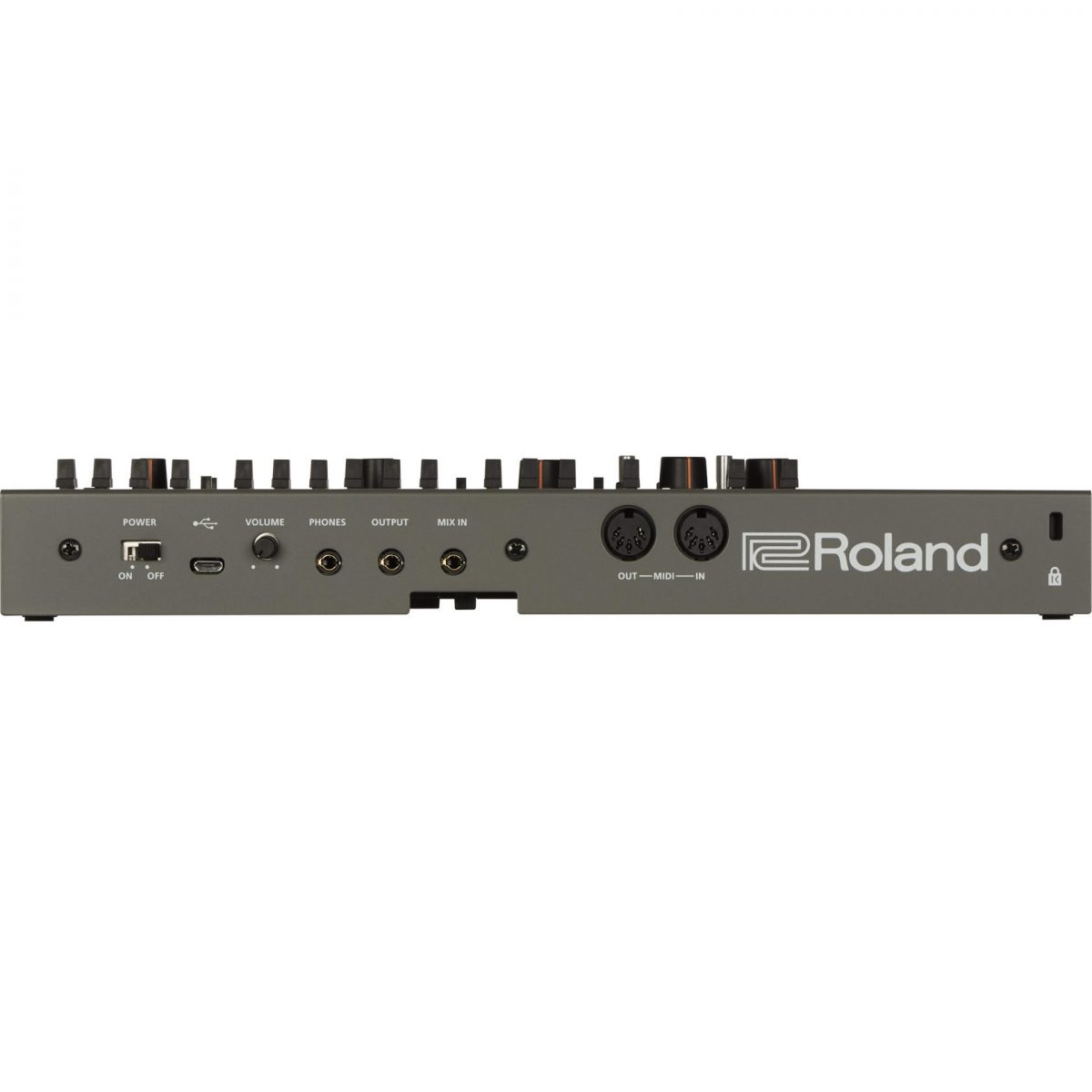 Roland SH-01A Synthesizer back