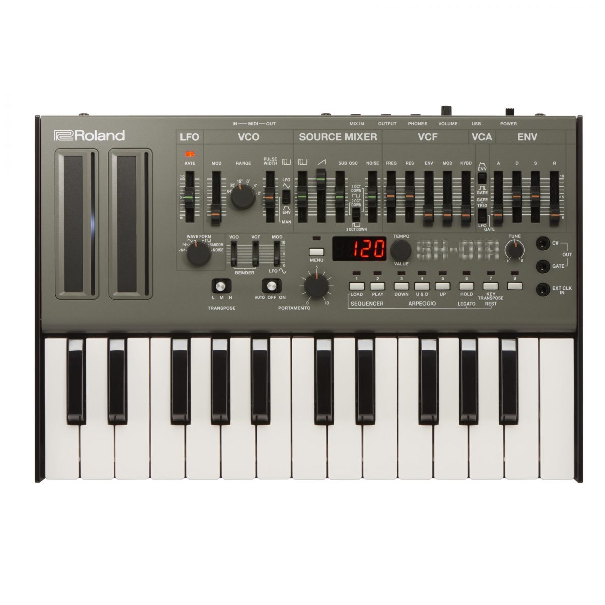 Roland SH-01A Synthesizer with KM25