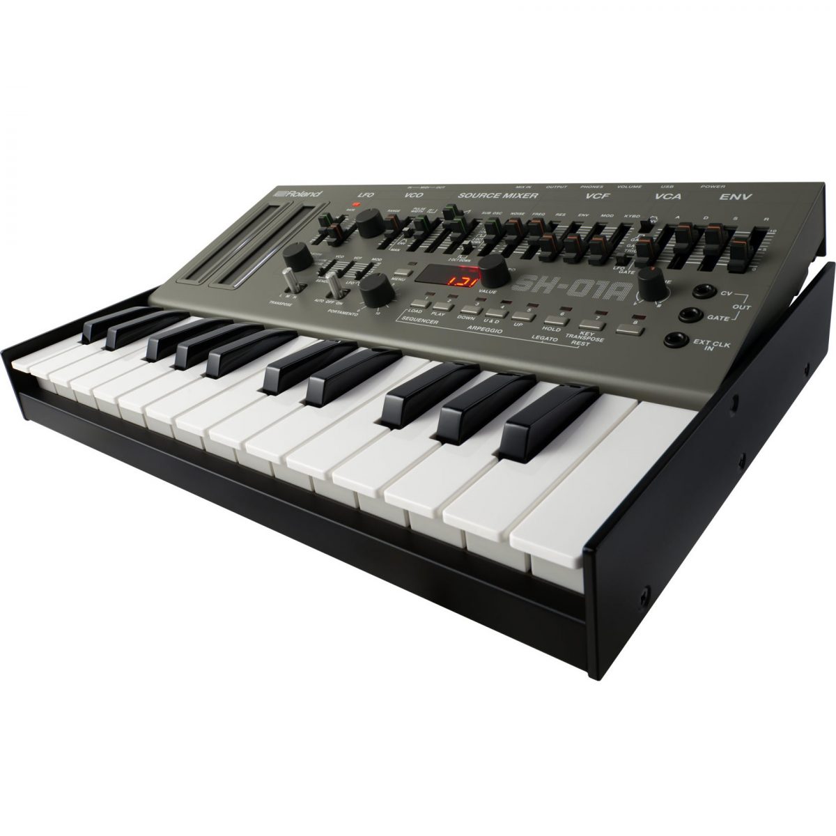 Roland SH-01A Synthesizer with KM25 slant