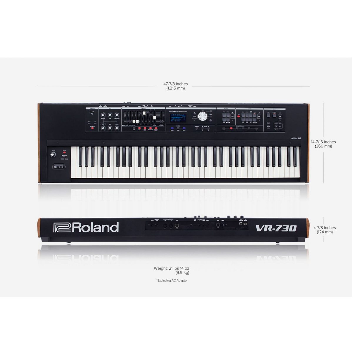 Roland - VR730 - V-Combo Organ Synth - 73 note