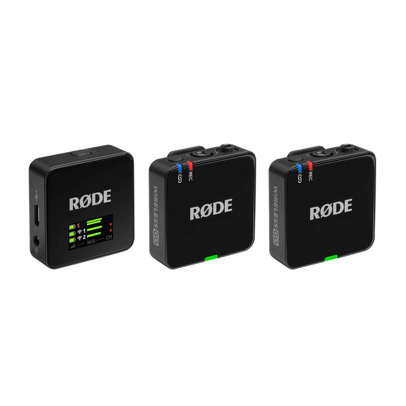 Rode - Wireless GO Gen 3 Black Compact Wireless Microphone System