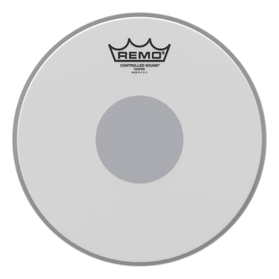 Remo - 10" Controlled Sound Coated Black Dot Drumhead #CS-0110-10