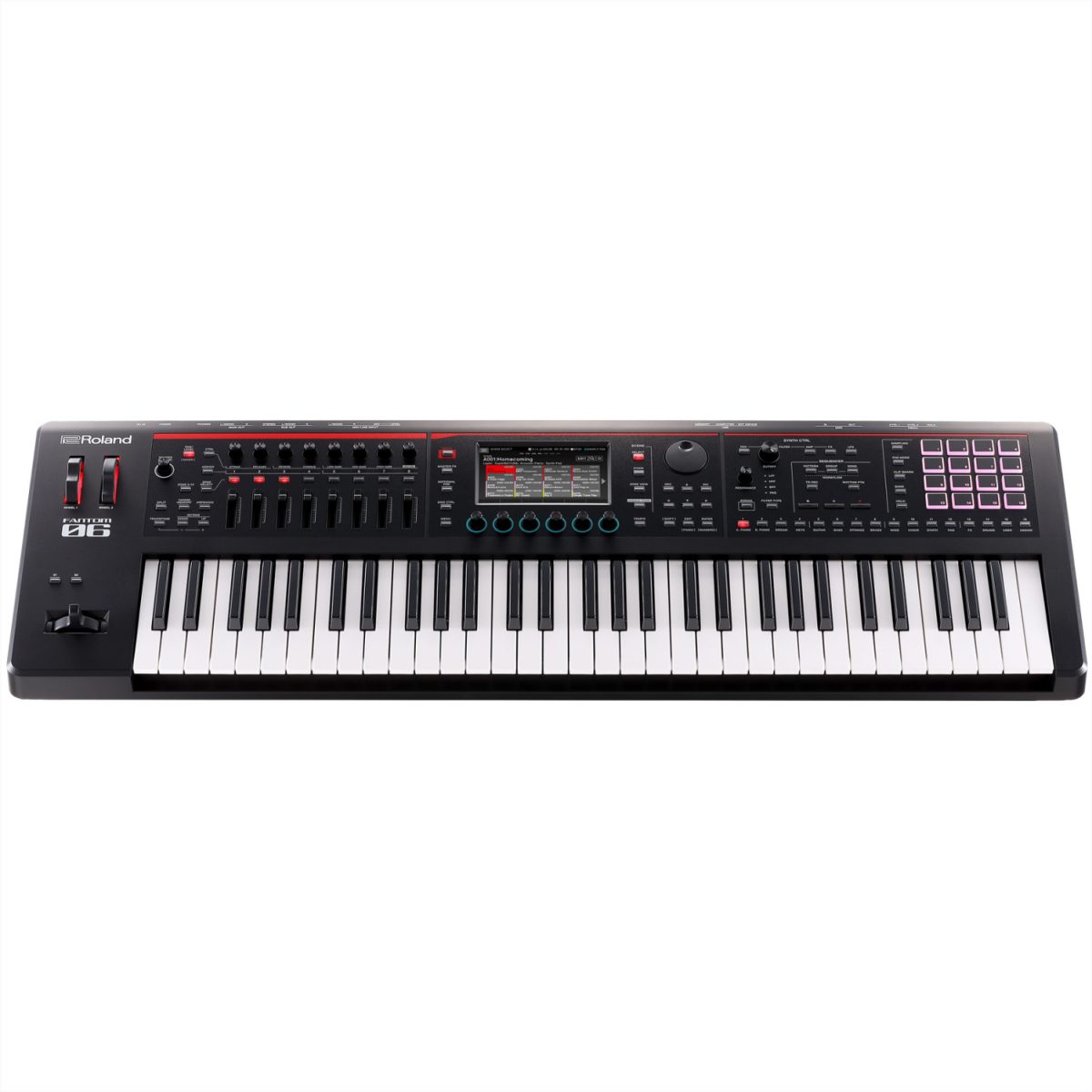 Roland - Fantom-06 Synthesizer Keyboard front2