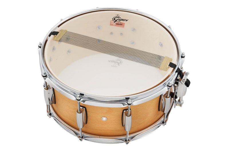 Gretsch - 6.5x14 Birch Snare Drum, Satin Classic Natural Finish #S1-6514-BSC