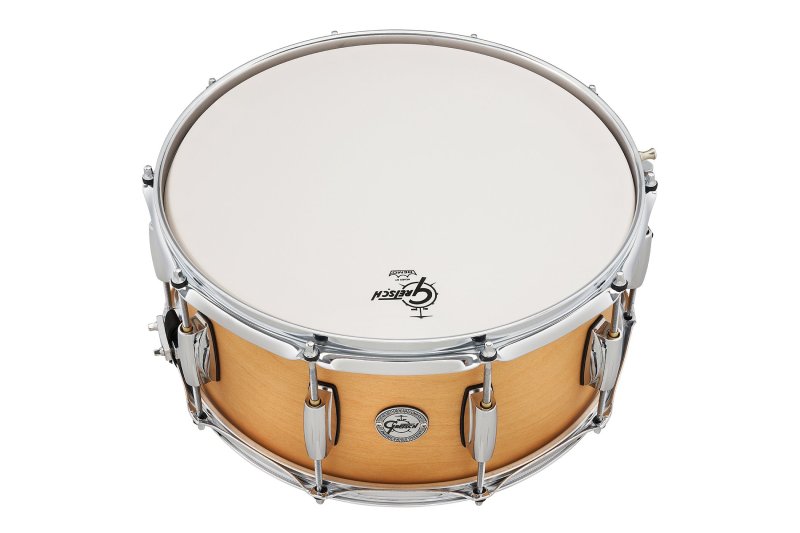 Gretsch - 6.5x14 Birch Snare Drum, Satin Classic Natural Finish #S1-6514-BSC