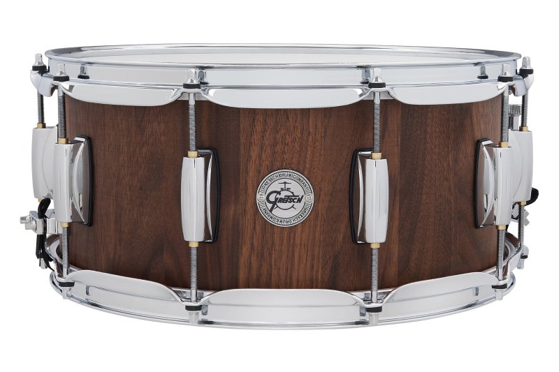 Gretsch - 6.5x14 Maple Walnut Snare Drum, Satin Finish #S1-6514-WS