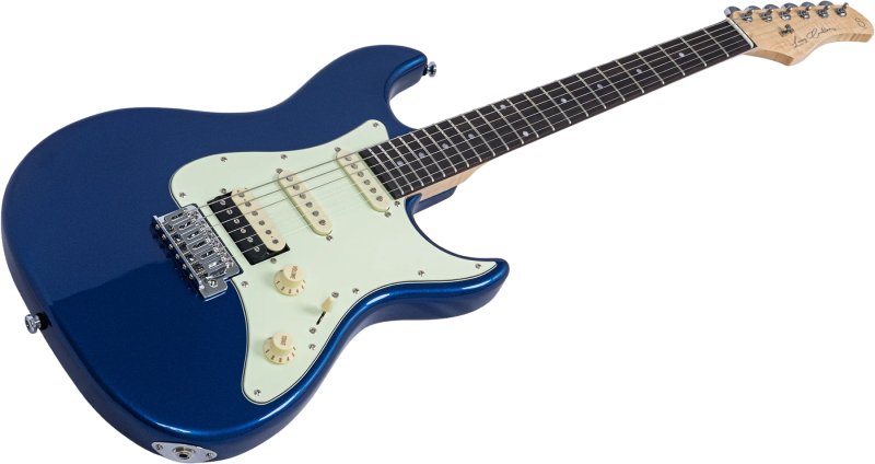Sire - Sire S1 Double-Cut Electric Guitar with Standard HSS Pickups, Dark Navy #S1-DNAVY