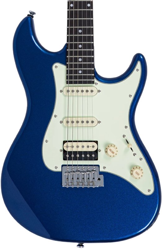 Sire - Sire S1 Double-Cut Electric Guitar with Standard HSS Pickups, Dark Navy #S1-DNAVY