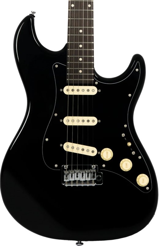 Sire - Sire S3 New Gen Double-Cut Electric Guitar with Standard SSS Pickups, Black #S3-NEWGEN-BK