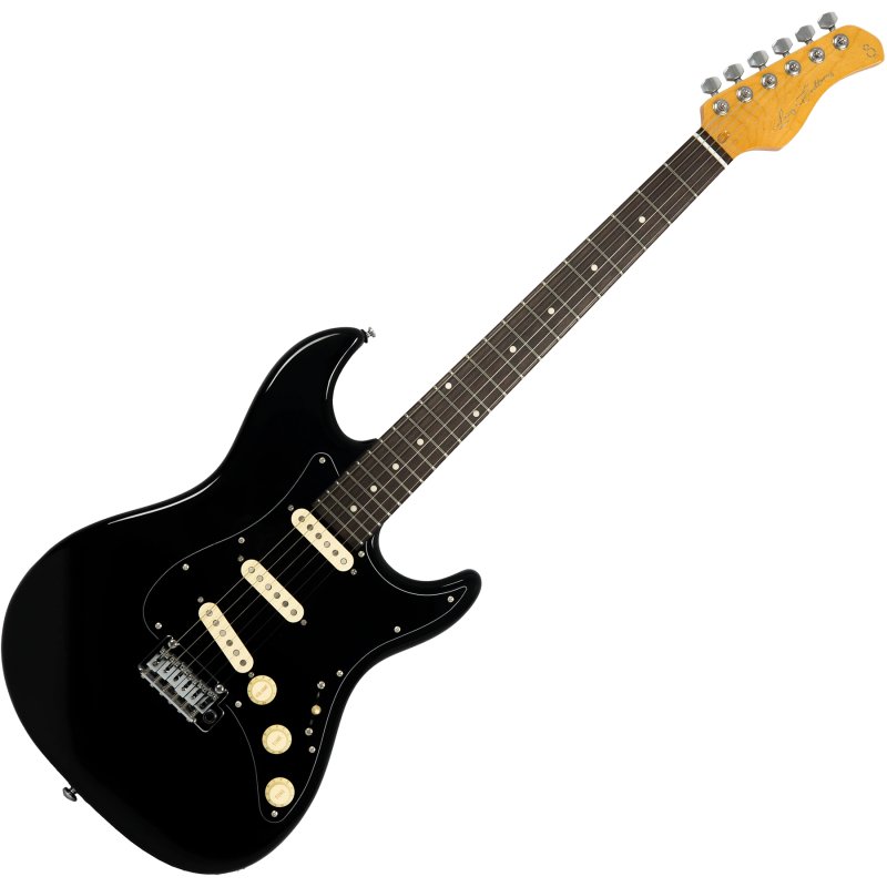 Sire - Sire S3 New Gen Double-Cut Electric Guitar with Standard SSS Pickups, Black #S3-NEWGEN-BK