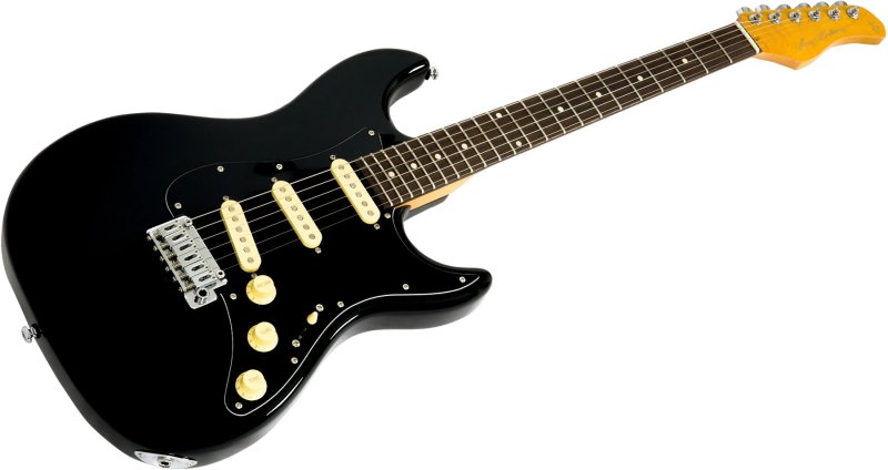 Sire - Sire S3 New Gen Double-Cut Electric Guitar with Standard SSS Pickups, Black #S3-NEWGEN-BK