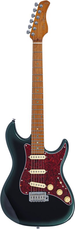 Sire - Sire S7 New Gen Double-Cut Electric Guitar with LC Super SSS Pickups, Dark Forest #S7-NEWGEN-DFOREST