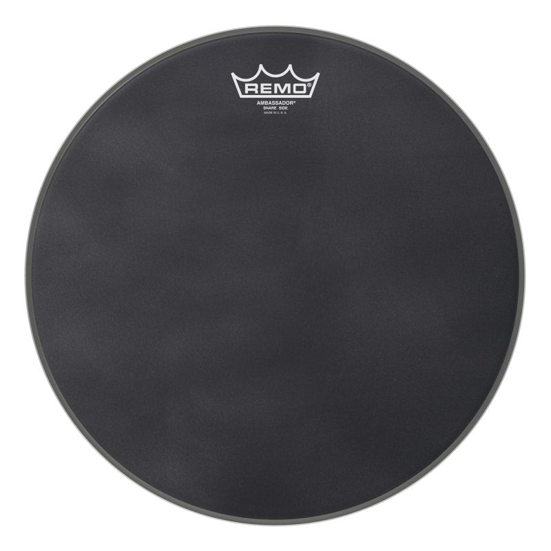 Remo - Ambassador® Black Suede™ Snare Side Drumhead, 14" #SA-0814-ES
