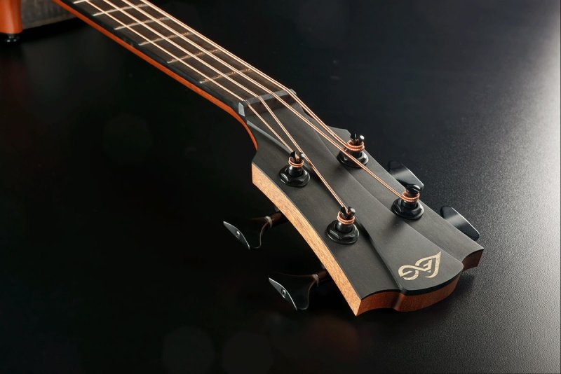 LAG Guitars - Jumbo Cutaway Acoustic / Electric Guitar With Padded Cover, Satin Open Pore #SAUVAGE-BCE
