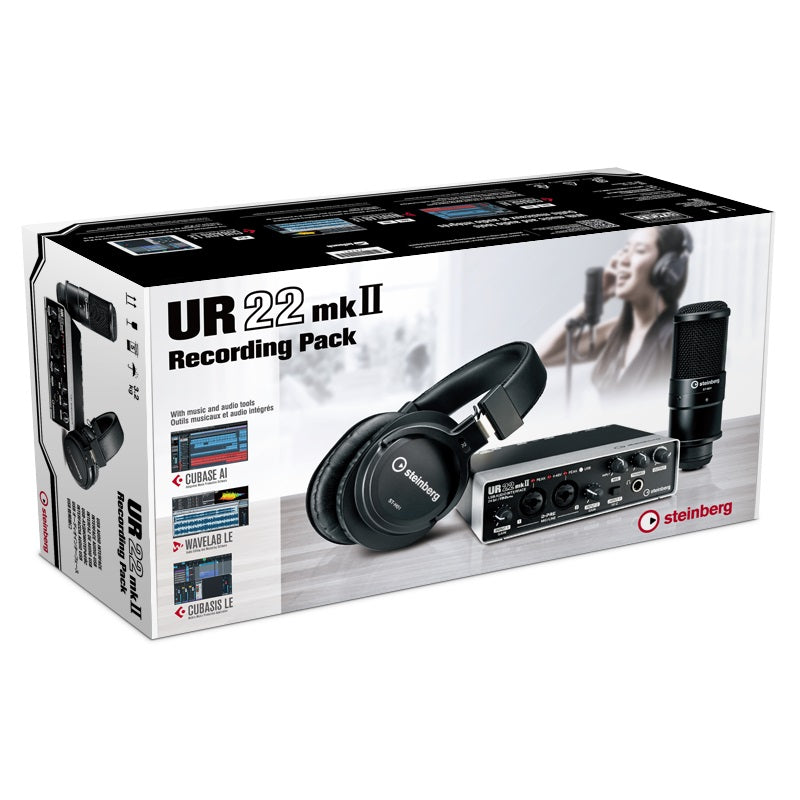 Steinberg - UR22mkII Recording Pack USB 2x2 Audio Interface